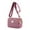Pink, variant on Autrucker Women Crossbody Messenger and Shoulder Bags, Black
