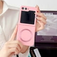 thumbnail image 2 of Magnetic Phone Case for Samsung Galaxy Z Flip 5 Compatible with Magsafe, Slim Fit Hard PC Shookproof Anti-fall Anti-Drop Protective Case Cover for Samsung Galaxy Z Flip 5,Pink, 2 of 5