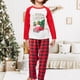 thumbnail image 1 of Disfraz Premium Conjunto de pijama de 2 piezas con estampado de árbol de Navidad para coche, traje diario informal (Red Kid-130) Kuymtek Rojo 7 - 8 años para Unisex, 1 of 7