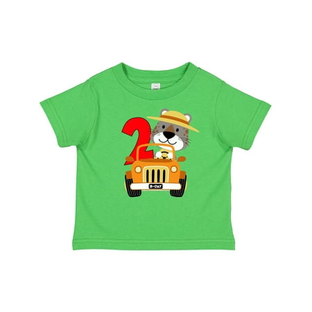 

Inktastic Safari 2nd Birthday Gift Toddler Boy or Toddler Girl T-Shirt