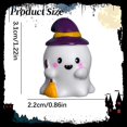 thumbnail image 3 of Clearance Under $1 Cute Resin Sweeping Ghost Figurine with Witch Hat for Halloween, 3 of 5