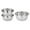 Silver, variant on SPOORYYO Stainless Steel Mixing Bowl Set - Heavy Gauge Metal Bowls with Flat Base and Wide Rim - Ideal for Food Prep, Serving, and Storage