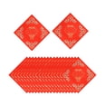 thumbnail image 1 of Drezz 10 Pcs Couplets du Nouvel An Chinois Rouge Xuan Doufang Papier Inscriptible Vierge Caractères Fu Papier Calligraphie Papier de Riz Rouge Couplets de Porte Adaptés pour Festival Culturel Asiatique Famille 20 Pcs 34cm, 1 of 8