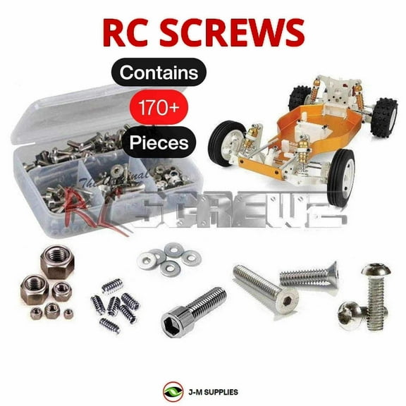 RCScrewZ Stainless Screw Kit asc145 for Associated RC10 40th Anniversary 1/10 Buggy (#6007) | SET