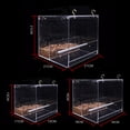thumbnail image 4 of OULII Window Bird Feeder Square Style For Outdoor Watching 1Set, 4 of 4