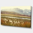 thumbnail image 2 of Arctic Cotton Flowers Meadow - Grande Toile Murale de Fleurs, 2 of 3
