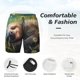 thumbnail image 3 of Fotbe Daisy Sleeping Sloth Traje de Baño para Hombre – Shorts de Natación de Secado Rápido con Forro y Bolsillos-X-Large, 3 of 6