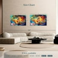 thumbnail image 4 of Elephant Stock Music Abstract Wall Art - Horizontal Canvas Wall Art - Living Room Wall Decor - Music Canvas - Brown And Gold Decor - 48" x 32", 4 of 8