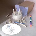 thumbnail image 4 of Torta Paninting Juguetes Kit De Pintura De Pastel De Cumpleaños De Madera Juego De Simulación Para Niños En Edad Preescolar Estilo A Magideal Torta Paninting Juguetes, 4 of 7