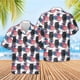 thumbnail image 4 of Camisa hawaiana con estampado 3D de la bandera estadounidense, blusa playera para hombre, camisas con solapa para trabajo, camisas cubanas, ropa para hombre, tops para hombre, 4 of 5