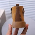 thumbnail image 5 of lnmuld Kids Boots Stylish Winter Boys Boots with Warm and Side Zipper Closure for Kids Daily Comfort In Cold Weather Durable Casual Footwear Size:18-24 Months, 5 of 9