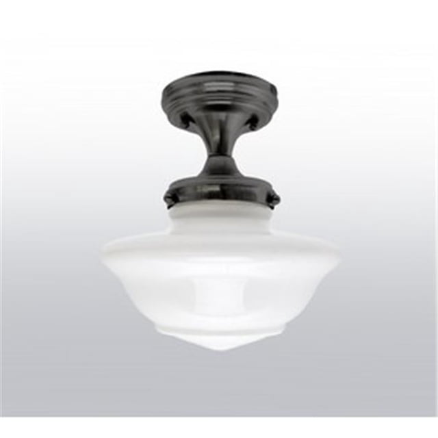 Design House 577502 Schoolhouse Ceiling Mount Light, Oil Rubbed Bronze