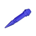 thumbnail image 3 of Blue 4pcs Aluminum Tire Wheel Rim Valve Cap Type Spiked Air Port Dust Cover Stem, 3 of 3