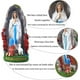 thumbnail image 3 of Estatua católica de Nuestra Señora de Lourdes de 8 pulgadas rezando a la Santísima Virgen María, gruta con estatuas de Santa Bernadette y Cordero, decoración religiosa católica, estatua de jardín al a, 3 of 5