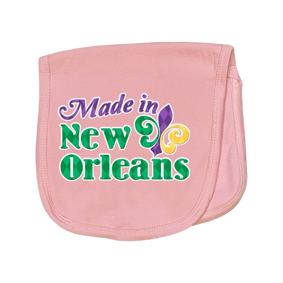 Inktastic Made in New Orleans Baby Burp Cloth