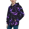 thumbnail image 2 of Kdxio Galaxy Lightning Pattern Kids Boys Girls Zip Up Hoodie 3D Printed Hooded Sweatshirt Hoody Coat with Pocket 7-12 Y-Medium, 2 of 6