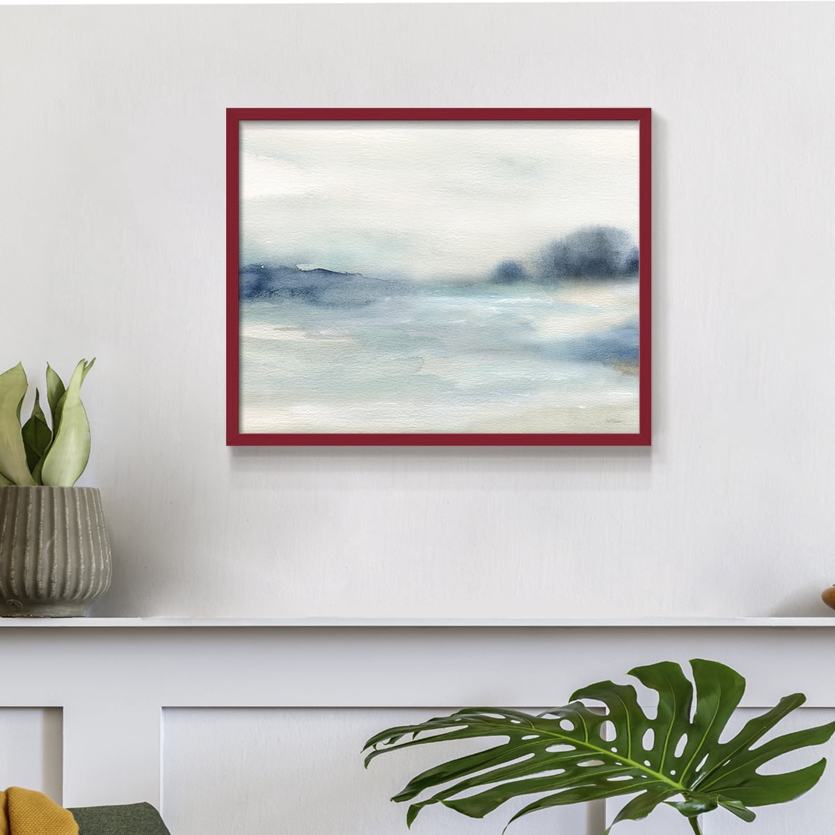 Simply Soft Morning by Carol Robinson - Restickable Framed Giclée Print