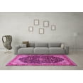 thumbnail image 3 of Ahgly Company Indoor Rectangle Medallion Pink Traditional Area Rugs, 5' x 8', 3 of 4