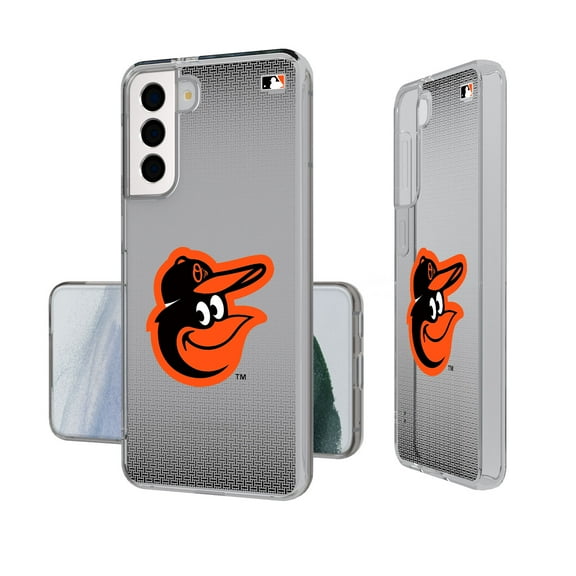 Baltimore Orioles Linen Logo Galaxy Clear Case