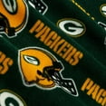 thumbnail image 3 of NFL Green Bay Packers 58" 100% Polyester Fleece Sports Logo Fabric By the Yard, Green, 3 of 9