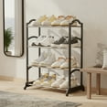 thumbnail image 4 of VWRXBZ Shoe Rack, Shoe Rack Shoe Rack Storage Organizer with 4 Tiers Metal Shelves for Bedroom Closet Entry Dorm Room Household Essentials, 4 of 6