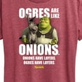 thumbnail image 3 of Shrek - Ogres Are Like Onions - Women's Short Sleeve Graphic T-Shirt, 3 of 5