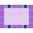 thumbnail image 1 of Ahgly Company Indoor Rectangle Patterned Pale Lilac Purple Area Rugs, 8' x 10', 1 of 6
