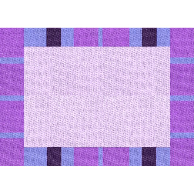 Ahgly Company Machine Washable Indoor Rectangle Transitional Pale Lilac Purple Area Rugs, 5' x 7'