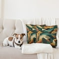 thumbnail image 4 of Ambesonne Mid Century Modern Throw Pillow Cover 2 Pack, Lake Mountains, 16", Ginger Dark Teal, 4 of 7