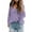 Purple, variant on UJNDER Women's Long Sleeve Lace Trim Tunic Tops Button Down Casual Blouse Cute V Neck Shirt Tops for Women Feminine Detail Pink L