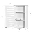 thumbnail image 2 of Gymax Armoire à Pharmacie Multifonction Rangement Salle de Bain Cuisine, 2 of 10