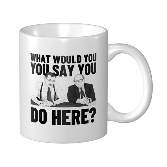 Office Space Mike Judge Initech TPS Reports Novelty Mug 11oz - Corporate Humor, Tom Smykowski Fan Present(White)