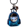 thumbnail image 2 of Keychain Cute Kawaii Anime Cool Keychains for Backpacks Space Keychains Metal Bear Schoolbag Night Light Keychain Pendant Ambient Light Keychain Catch Machine Gift, 2 of 5