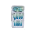 thumbnail image 1 of Seitruly 1 Juego de calcomanías de moda desmontables Extra largas con gradiente de punta francesa para uñas, Kit de manicura DIY para niñas tipo 15 Type3 NO3 Seitruly  CE011628-15, 1 of 6