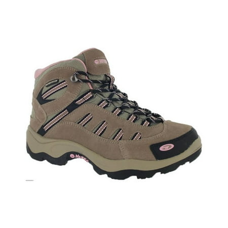 hi-tec women's bandera mid waterproof hiking boot,taupe/blush,9.5 m