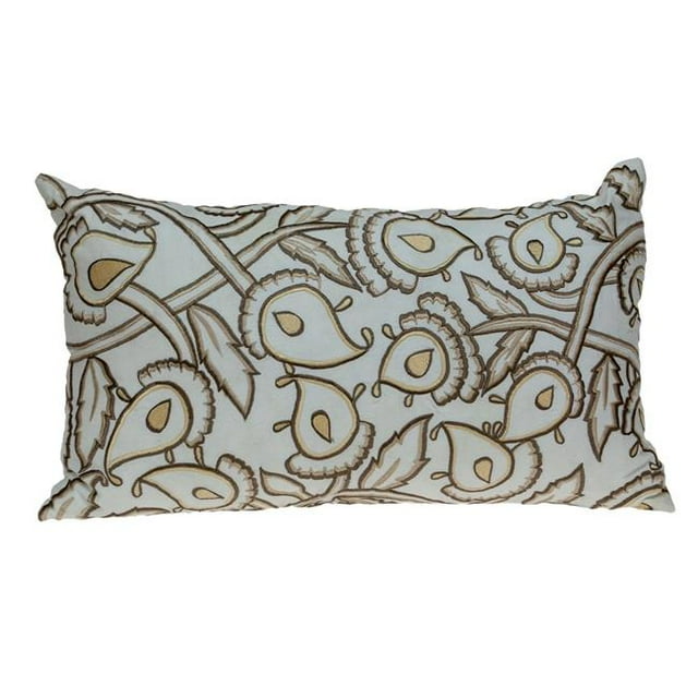 Parkland Collection PILF21015P Housse de Coussin Blanc avec Insert en Poly