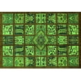 thumbnail image 1 of Ahgly Company Indoor Rectangle Abstract Green Modern Area Rugs, 7' x 10', 1 of 4