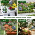 thumbnail image 3 of Solar Automatic Watering Kit for Garden, Automatic Drip Watering System with 15 m Watering Hose, Automatic Watering Timer for Holidays, Balconies, Flower Pots, Plants, 3 of 9