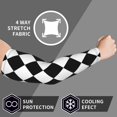 thumbnail image 6 of Men Women Power Harlequin Compression Arm Sleeves Cover Arms For Tattoo Cover Up Cooling Sports Sleeve, 6 of 7