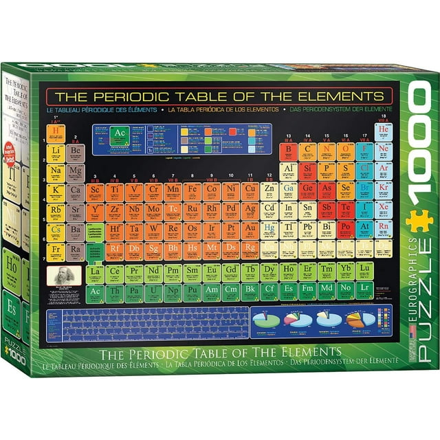 Puzzle EuroGraphics | Tabla periódica de los elementos (1000 piezas)
