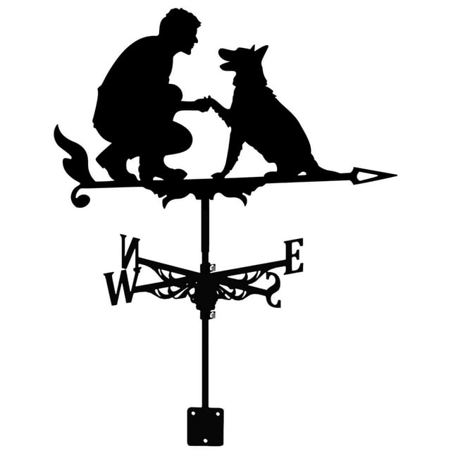 Dvkptbk Weather Vane Décoration Toit Weather Vane Décoration Jardin Cour
