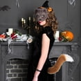 thumbnail image 5 of Colgante de cola de animal 3D para Halloween, con pompones y soporte para mujer, cola peluda de moda, 50 cm, cola de peluche para Halloween, 5 of 5