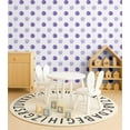 thumbnail image 3 of S4Sassy Polka Dot Print Wallpaper- Purple Wall Covering,25"x 120" Self-Adhesive Textured Vinyl Wall Paper, Wallwrap, DIY Walls Covering for Kids Bedroom, Kid's room wall decor, Playroom wallpaper, 3 of 9