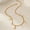 Color2, variant on 18K Gold-Plated Stainless Steel Starfish & Shell Necklace - Summer Ocean-Inspired Minimalist Chain for Women
