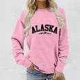 thumbnail image 2 of Women Sweatshirts Long Sleeve Sweatshirt for Women Pullover Sweatshirts for Women Pink Crewneck Winter Outfits for Women 2025 Trendy Women Clothing, 2 of 5