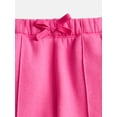 thumbnail image 6 of Wonder Nation Toddler Girls Fleece Pintuck Sweatpants, Sizes 12M-5T, 6 of 7