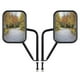 thumbnail image 1 of Doors Off Mirrors for Jeep Wrangler CJ YJ TJ JK JL & Unlimited, Wider Rearview Mirrors Square Door S, 1 of 5