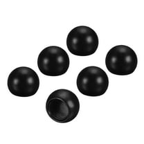 Uxcell 15mm Lamp Decoration for Lamp Harp Top Lampshade Holder M10 Lamp Finial Cap Knob Black 6 Pack