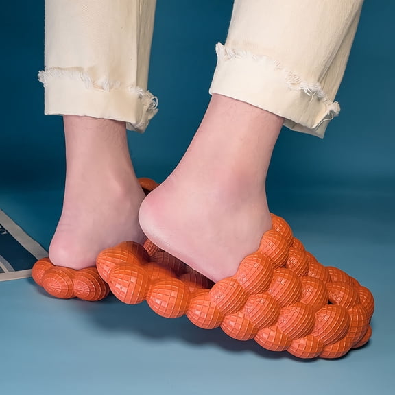 LOLIPPYY 1 Pair Plastic Sandals For Women Breathable Design Comfortable Indoor Use