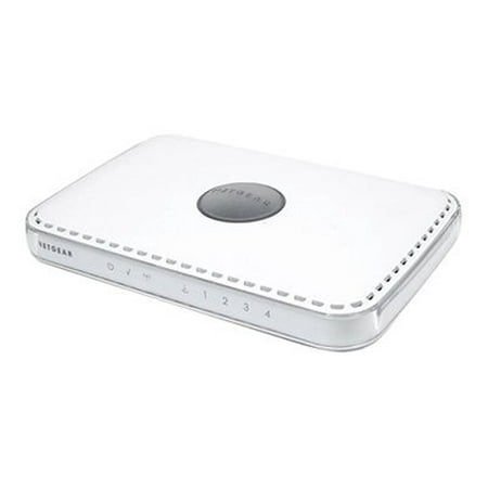 NETGEAR WPN824 - Wireless router - 4-port switch - 802.11 Super G, 802.11b/g - 2.4 GHz